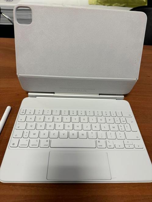 Clavier Apple Magic Keyboard 11’ blanc, Informatique & Logiciels, Apple iPad Tablettes, 11 pouces, Blanc