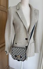 Vintage Gucci Plus Monogram crossbody G, Handtassen en Accessoires, Ophalen of Verzenden, Gebruikt, Blauw, Overige typen