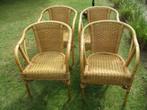 bamboe /rotan / stoelen, Tuin en Terras, Ophalen, Gebruikt, Rotan, Stapelbaar