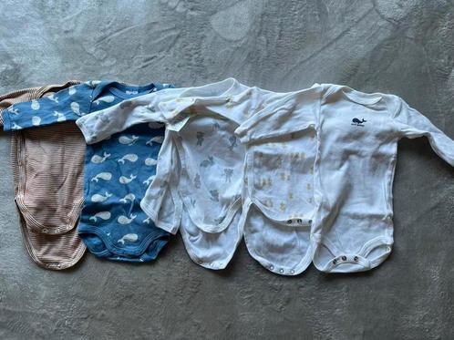 5 Petit Bateau body’s maat 60 – in goede staat, Kinderen en Baby's, Babykleding | Maat 62, Zo goed als nieuw, Ophalen