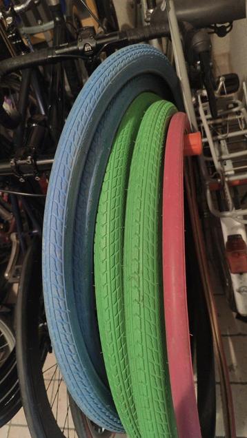 28" buitenbanden (groen / blauw) - 700x40c (40-622) beschikbaar voor biedingen