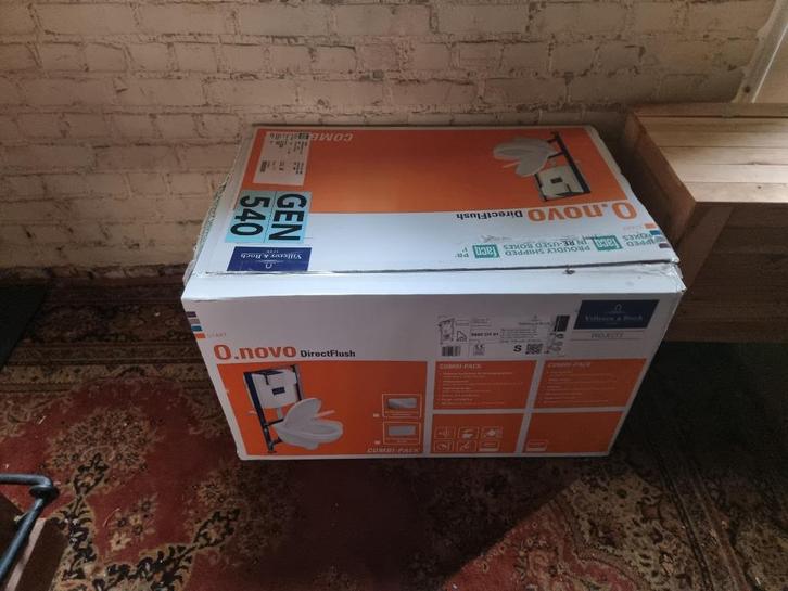 o.novo directflush toilet, Doe-het-zelf en Bouw, Sanitair, Nieuw, Toilet, Ophalen