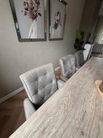 6 eetkamerstoelen met tafel, Huis en Inrichting, Ophalen, Zo goed als nieuw