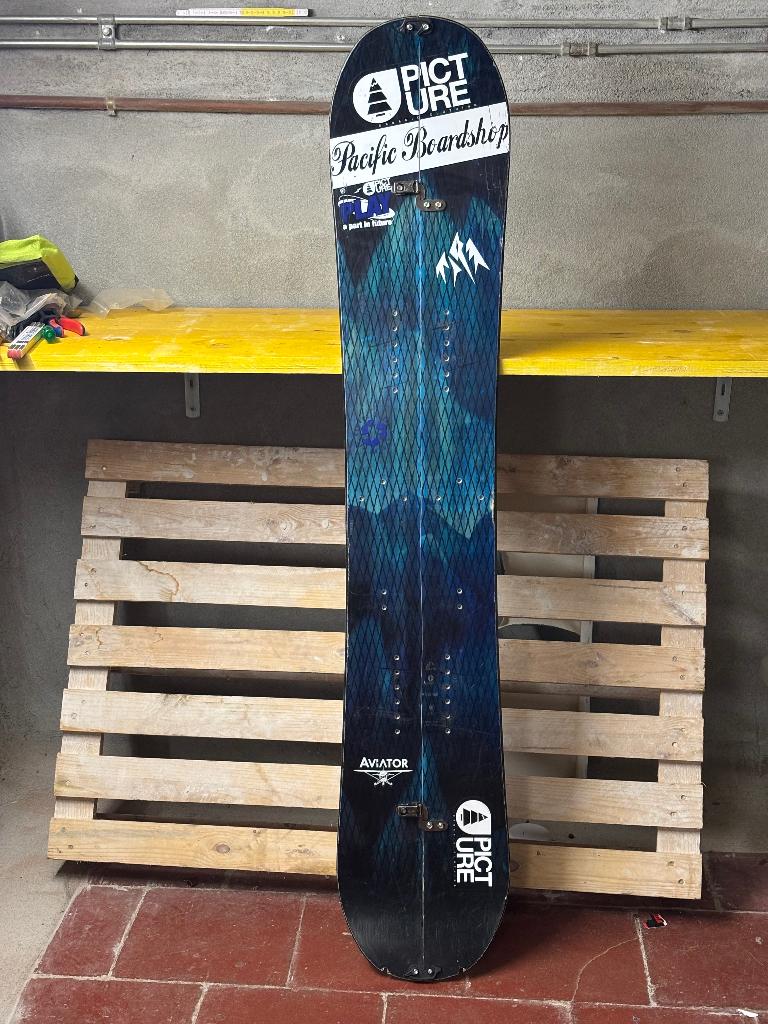 Splitboard Jones aviator 160, Sports & Fitness, Snowboard, Enlèvement, Utilisé, Planche