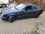 Mercedes clk 230 compressor cabrio, Auto's, Zwart, Cabriolet, Blauw, Leder