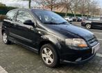 Chevrolet Kalos Benzine 1.2 2008, Auto's, Voorwielaandrijving, Stof, Kalos, Zwart