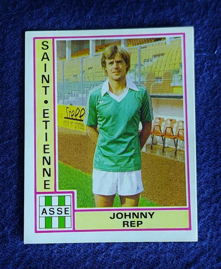 Panini sticker voetbal ' Voetbal France 80 - Johnny Rep ', Hobby en Vrije tijd, Stickers en Plaatjes, Zo goed als nieuw, Sticker