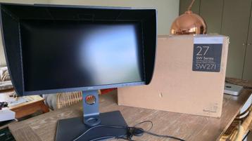 27" 4K computerscherm BenQ SW271  beschikbaar voor biedingen