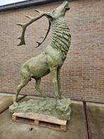 ZEER GROOT BRONZEN HERT AAN BETAALBARE PRIJS! OOK ANDERE!, Tuin en Terras, Ophalen of Verzenden, Zo goed als nieuw, Overige materialen