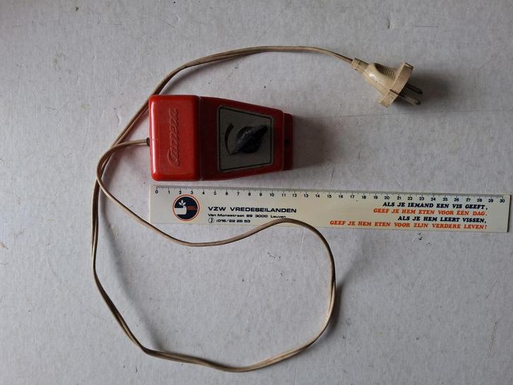 Transformator voor racebaan Carrera uit jaren 1960, Hobby en Vrije tijd, Modeltreinen | N-Spoor, Gebruikt, Ophalen of Verzenden