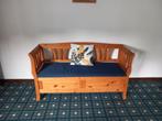 Houten bank, Ophalen, Gebruikt, Minder dan 75 cm, Driepersoons