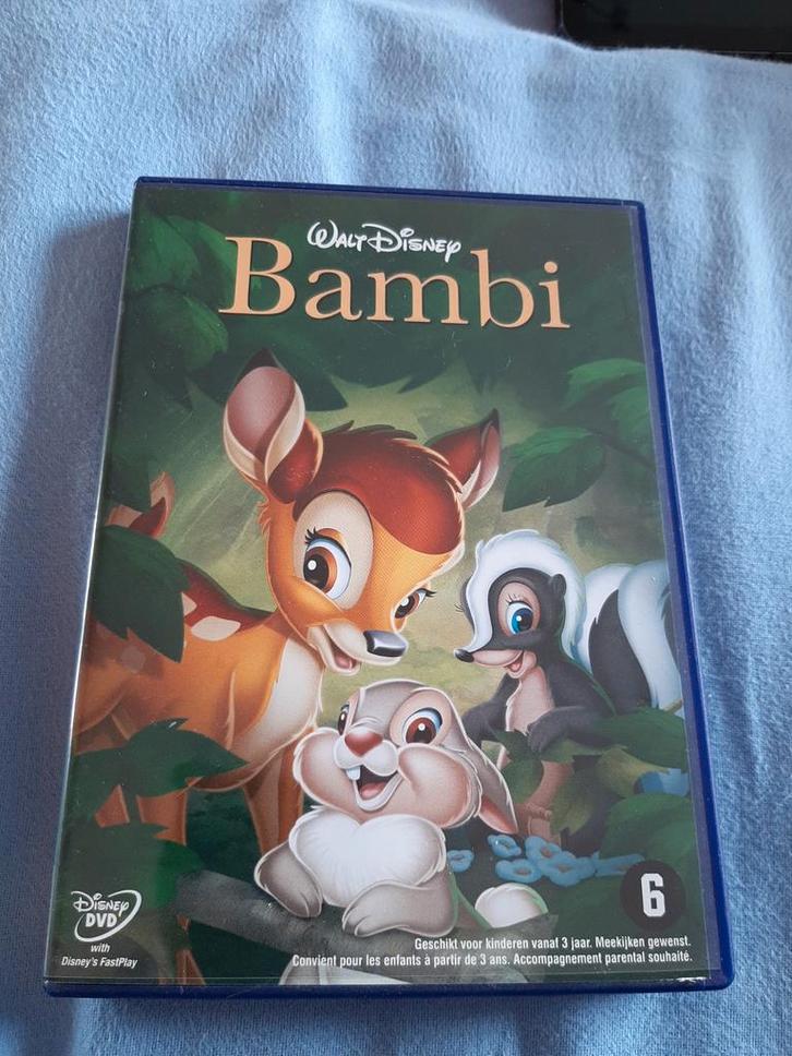 Bambi Disney, Cd's en Dvd's, Dvd's | Kinderen en Jeugd, Zo goed als nieuw, Ophalen of Verzenden