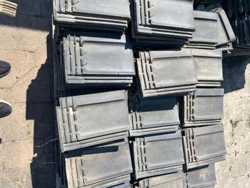 Dakpannen, Doe-het-zelf en Bouw, Dakpannen en Dakbedekking, Ophalen, Gebruikt, Zwart, Dakpannen