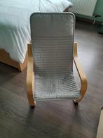 Kinderfauteuil Poäng met grijs zitkussen, Enlèvement, Comme neuf, Chaise(s)