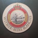 Sous Bock Witbier - Bière Blanche (modèle 1), Verzamelen, Biermerken, Viltje(s), Overige merken, Gebruikt, Ophalen of Verzenden