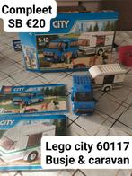Lego city 60117 busje en caravan, Kinderen en Baby's, Speelgoed | Duplo en Lego, Ophalen, Zo goed als nieuw, Lego