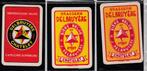3 Speelkaarten met Réclame van  BIER / Brouwerijen  BELGIE, Verzamelen, Verzenden, Zo goed als nieuw, Speelkaart(en)