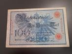 1908 Allemagne 100 marks 25 mm, Envoi, Allemagne, Billets en vrac