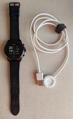 Fossil Gen 6 Display FTW4061 Zwart/Zwart 44mm, Handtassen en Accessoires, Smartwatches, Ophalen, GPS, Zwart, Fossil