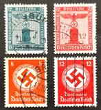 Dt.Reich: NSDAP & Dienstmarke zegels 1938-1942, Overige periodes, Ophalen of Verzenden, Gestempeld