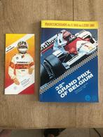 F1 programma Spa Francorchamps 1985 + folder, Verzamelen, Ophalen of Verzenden, Formule 1