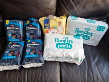Assortiment pampers 17+ kg beschikbaar voor biedingen