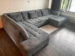 Bijna nieuwe hoekbank. maat 350/200/150 cm, Ophalen of Verzenden, Zo goed als nieuw, Stof, U vorm