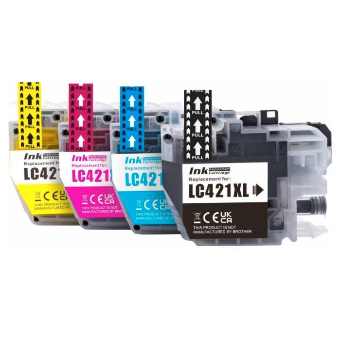 Brother DCP LC-421 XL Inktcartridges Voordeelbundel Huismerk, Computers en Software, Printerbenodigdheden, Nieuw, Ophalen of Verzenden