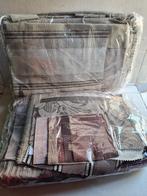 Chute de tissu de créateur Craft-hobby-slowstitch Camel/Choc, Beige, Moins de 30 cm, Enlèvement ou Envoi, 30 à 120 cm