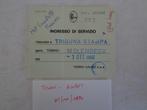 Ticket de football Torino - RWD Molenbeek 01/10/1980, Autres types, Utilisé, Enlèvement ou Envoi
