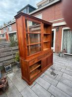 Buffetkast teak met schuifdeuren en 4 lades een topper, Huis en Inrichting, Kasten | Buffetkasten, Ophalen of Verzenden, Zo goed als nieuw