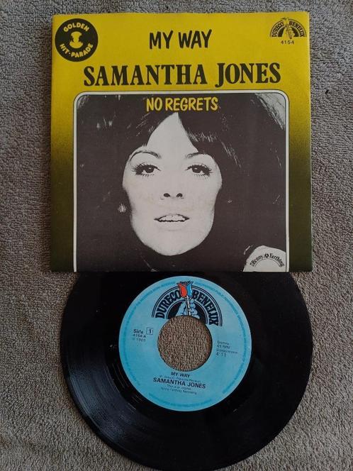 Samantha Jones – My Way / No Regrets  juke-box 7"  MINT, Cd's en Dvd's, Vinyl Singles, Zo goed als nieuw, Single, Pop, 7 inch
