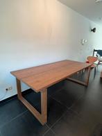 MÖRBYLÅNGA IKEA table à manger (placage chêne teinté marron), Maison & Meubles, Comme neuf, Chêne, Rectangulaire, 200 cm ou plus