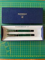 Waterman Laureat Green Marble Fountain (F) Rollerball set, Verzamelen, Pennenverzamelingen, Ophalen of Verzenden, Waterman