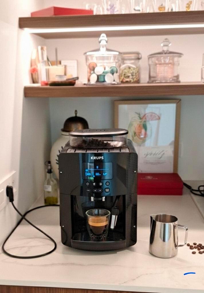 Krups Arabica Quattro Force - Espressomachine, Elektronische apparatuur, Koffiezetapparaten, Stoompijpje, Ophalen