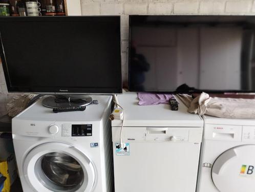 Droogkast, wasmachine, vaatwasser en TV (2X), Electroménager, Sèche-linge, Enlèvement