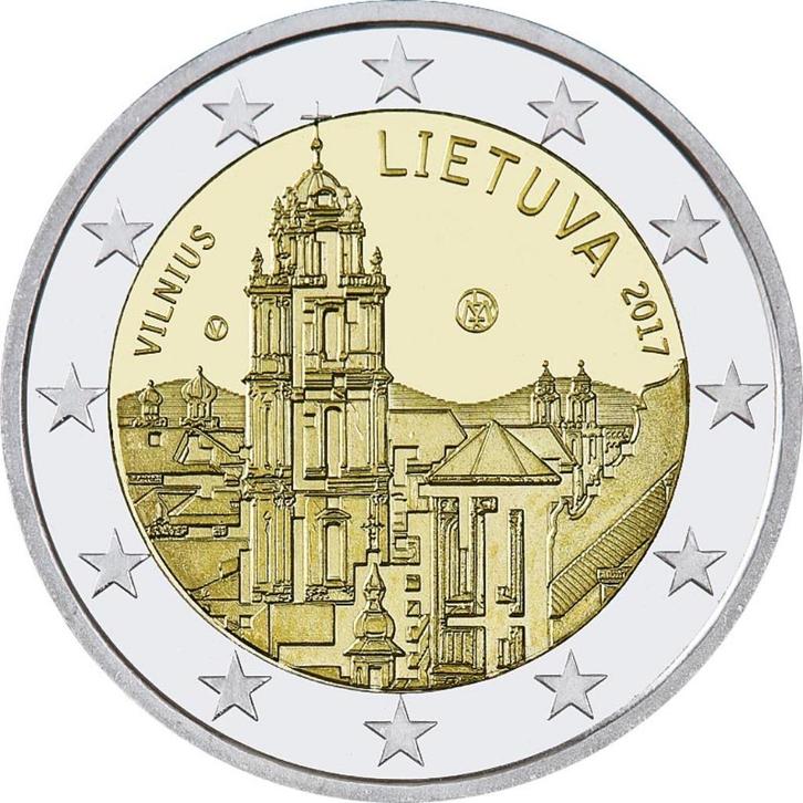 2 euro Litouwen 2017 - Vilnius (UNC), Postzegels en Munten, Munten | Europa | Euromunten, Losse munt, 2 euro, Overige landen, Ophalen of Verzenden
