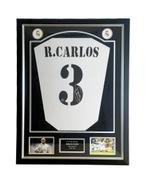 Roberto Carlos Real Madrid 2024 /25 Gesigneerd en Ingelijst, Verzamelen, Ophalen of Verzenden, Nieuw, Shirt