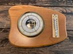 Baromètre vintage en bois avec thermomètre Weather Station, Enlèvement ou Envoi, Comme neuf, Station météo