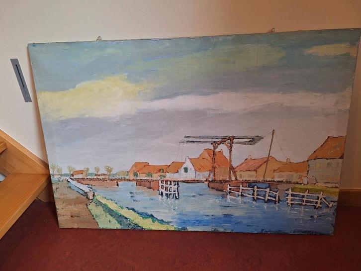 Schilderij Yvan Royon, Antiek en Kunst, Kunst | Schilderijen | Modern, Ophalen of Verzenden
