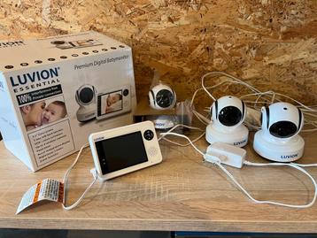 TK: Luvion Essential babyfoon incl 3 camera’s, Enlèvement, Utilisé, Caméra