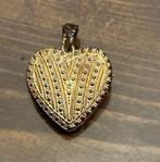 Pendentif vintage cœur qui s ouvre pour y ajouter 2 photos, Bijoux, Sacs & Beauté, Enlèvement ou Envoi, Comme neuf, Cœur