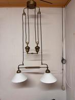 3 antieke lampen, pendule, en 2 bureau lampen, Enlèvement