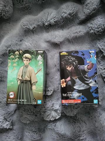 Figurines Demon Slayer et My Hero Academia beschikbaar voor biedingen