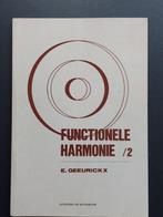 Functionel Harmonie /2 : E. Geeurickx, Ophalen of Verzenden, Gebruikt, Les of Cursus, Klassiek