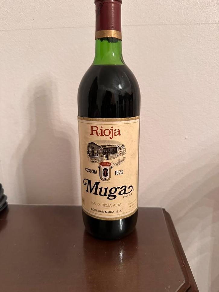 1975 Bodegas Muga Rioja Gran Reserva, Verzamelen, Wijnen, Zo goed als nieuw, Verzenden