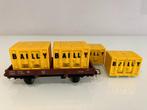 HO Jouef SNCF Ref 6450 BAILLY containerwagon (653), Hobby en Vrije tijd, Modeltreinen | H0, Gebruikt, Gelijkstroom, Jouef, Verzenden