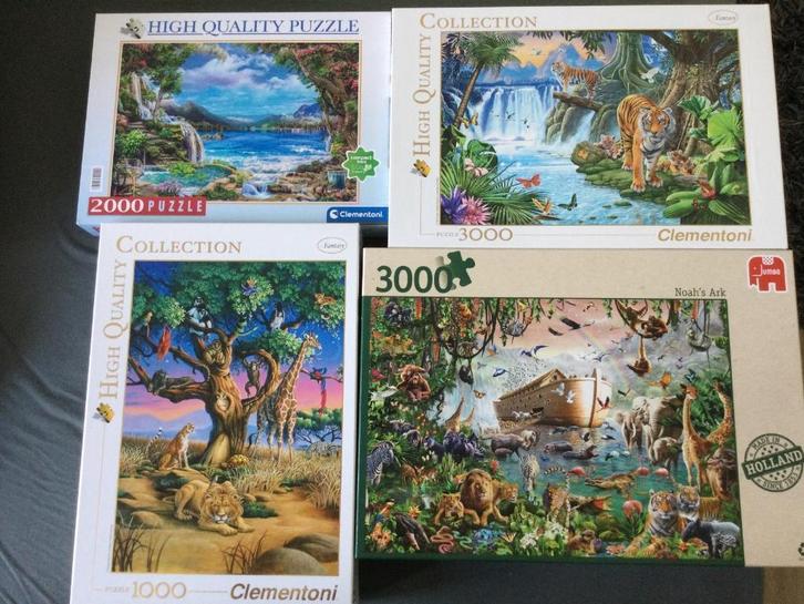 Legpuzzels, verschillende aantal stukjes. Nieuw., Hobby en Vrije tijd, Denksport en Puzzels, Nieuw, Legpuzzel, Meer dan 1500 stukjes