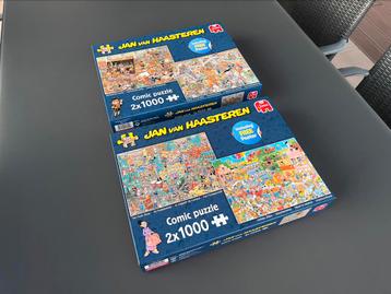 Puzzels Jan van Haasteren 2x1000 st beschikbaar voor biedingen