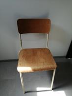 Chaise écolier rétro vintage très confortable, Maison & Meubles, Enlèvement, Utilisé